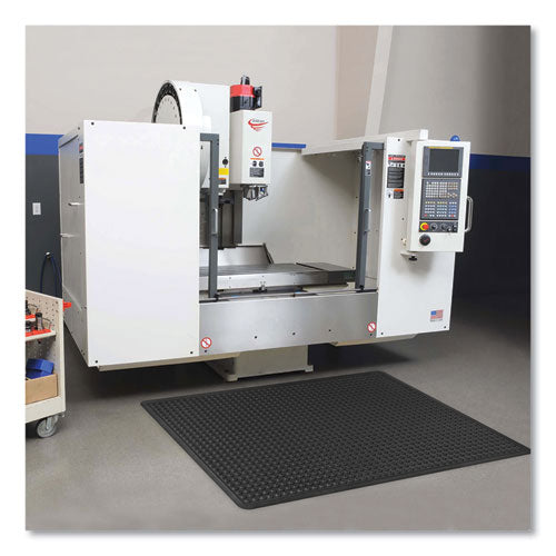 Image of Apache Mills® Bubble Flex Anti-Fatigue Mat, Rectangular, 36 x 48, Black