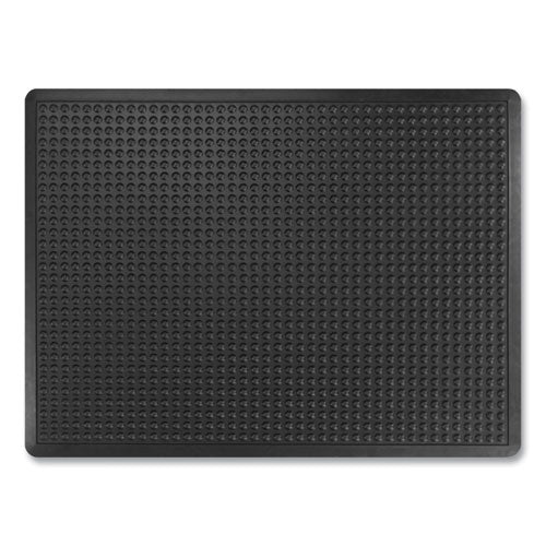 Image of Apache Mills® Bubble Flex Anti-Fatigue Mat, Rectangular, 36 x 48, Black