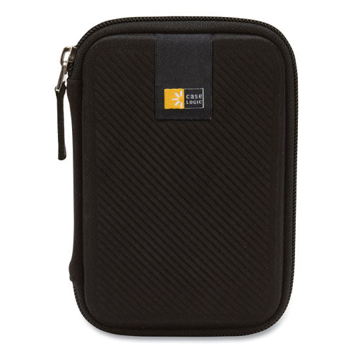 Image of Case Logic® Portable Hard Drive Case, Molded Eva, Black