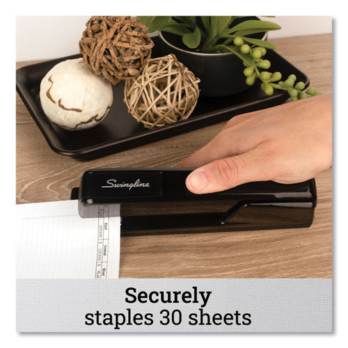 Image of Swingline® 747 Classic Full Strip Stapler, 30-Sheet Capacity, Black