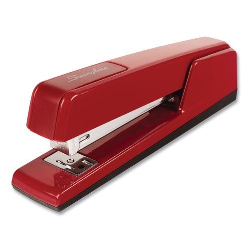 Image of Swingline® 747 Classic Full Strip Stapler, 30-Sheet Capacity, Lipstick Red