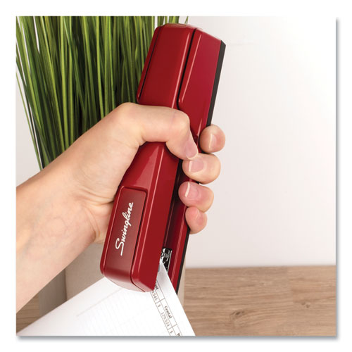 Image of Swingline® 747 Classic Full Strip Stapler, 30-Sheet Capacity, Lipstick Red