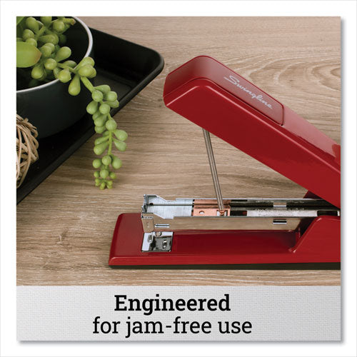 Image of Swingline® 747 Classic Full Strip Stapler, 30-Sheet Capacity, Lipstick Red