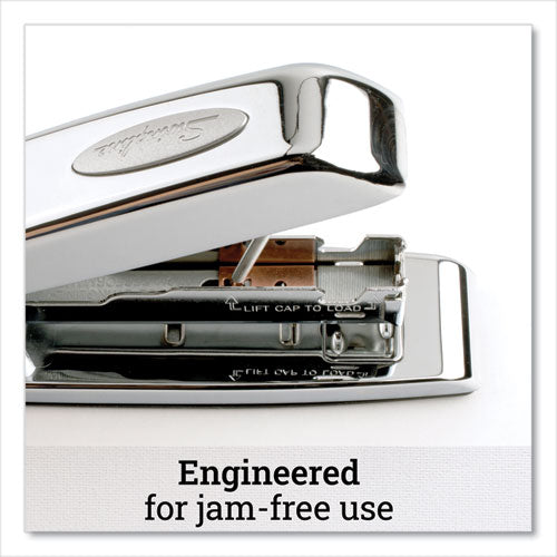Image of Swingline® 747 Business Full Strip Desk Stapler, 30-Sheet Capacity, Polished Chrome