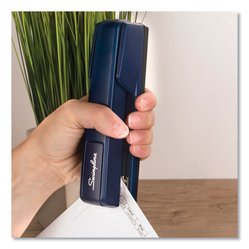 Image of Swingline® 747 Classic Full Strip Stapler, 30-Sheet Capacity, Royal Blue