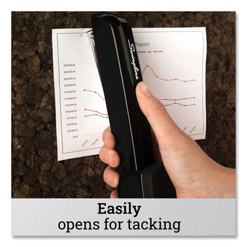 Image of Swingline® 747 Business Full Strip Desk Stapler, 30-Sheet Capacity, Black