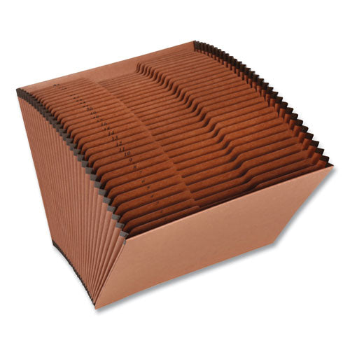 Image of Universal® Expanding Files, 31 Sections, 1/31-Cut Tabs, Letter Size, Redrope