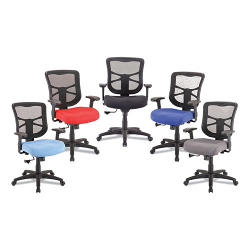 Image of Alera® Alera Elusion Series Mesh Mid-Back Swivel/tilt Chair, Supports Up To 275 Lb, 17.9" To 21.8" Seat Height, Black