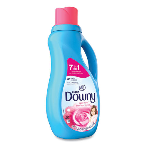 Image of Downy® Liquid Fabric Softener, April Fresh, 44 oz Bottle, 6/Carton