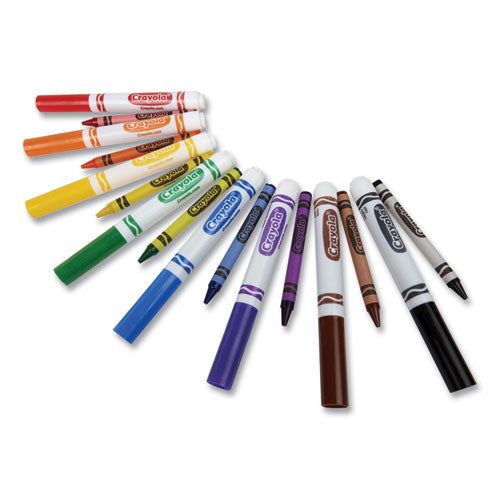 Image of Crayola® Crayons And Markers Combo Classpack, Eight Colors, 256/set