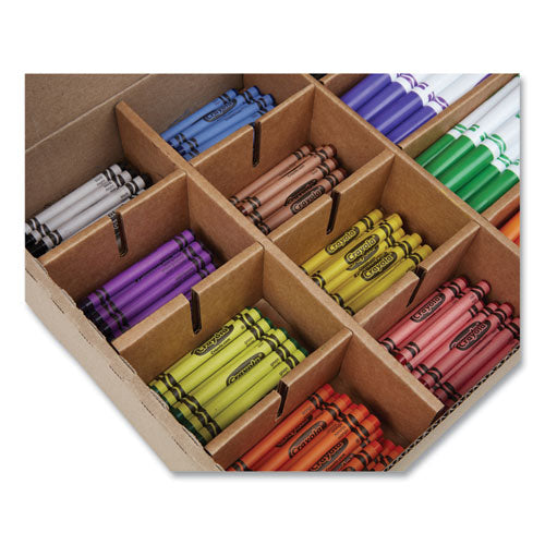 Image of Crayola® Crayons And Markers Combo Classpack, Eight Colors, 256/set
