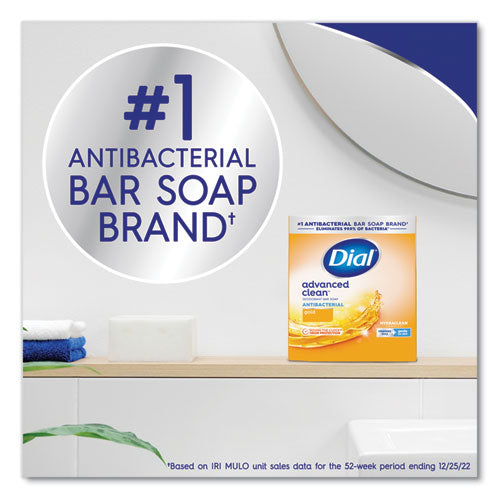 Image of Dial® Deodorant Bar Soap, Iconic Dial Gold Fragrance, 4 oz, 36/Carton