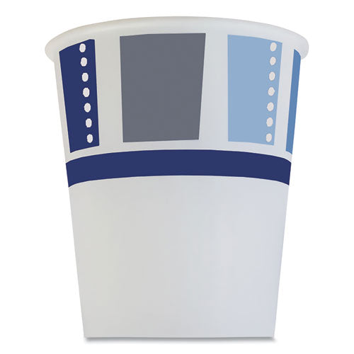 Image of AJM Packaging Corporation Heavy Duty Cold Cups, 3 oz, Paper, Modernware Design, 2,400/Carton