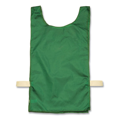 Image of Champion Sports Heavyweight Pinnies, Nylon, One Size, Green, 1/Dozen
