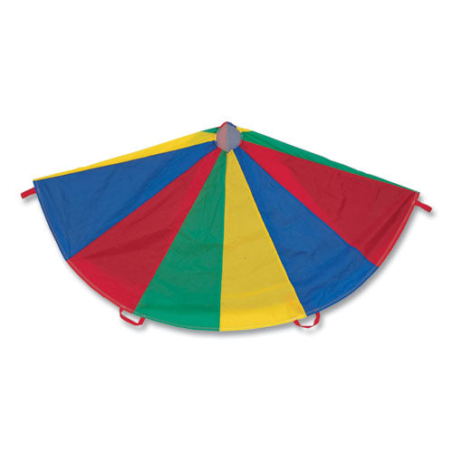 Image of Champion Sports Nylon Multicolor Parachute, 12 Ft Dia, 12 Handles