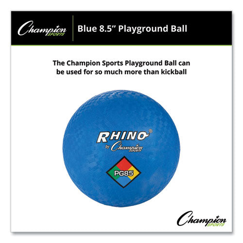 Image of Champion Sports Playground Ball, 8.5" Diameter, Blue