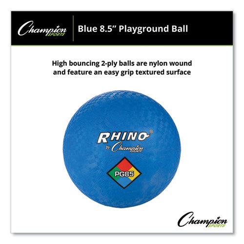 Image of Champion Sports Playground Ball, 8.5" Diameter, Blue