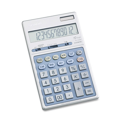 Image of Sharp® El339hb Executive Portable Desktop/handheld Calculator, 12-Digit Lcd