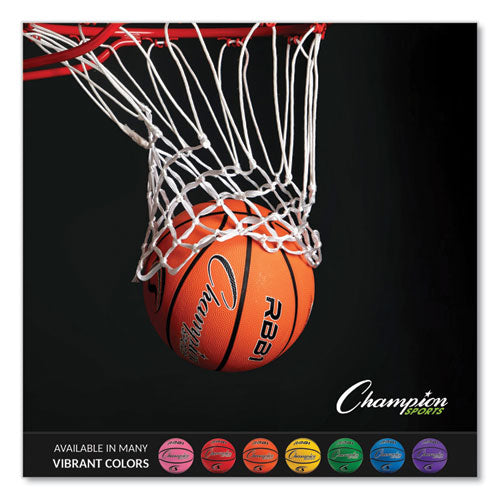 Image of Champion Sports Rubber Sports Ball, For Basketball, No. 7 Size, Official Size, Orange