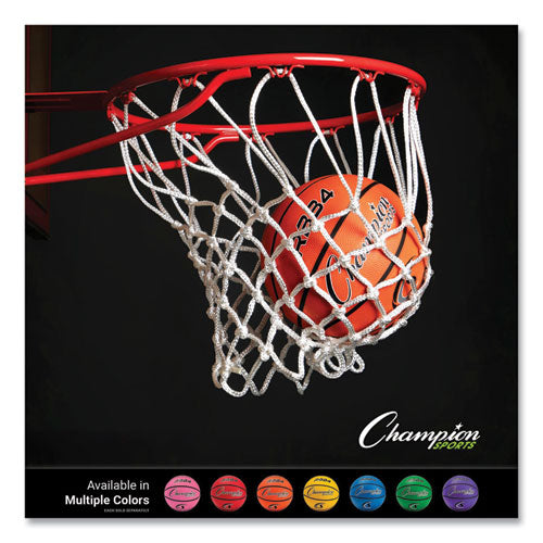 Image of Champion Sports Rubber Sports Ball, For Basketball, No. 6, Intermediate Size, Orange