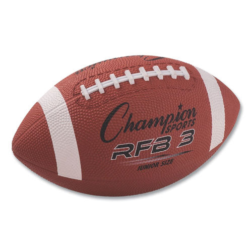 Image of Champion Sports Rubber Sports Ball, For Football, Junior Size, Brown