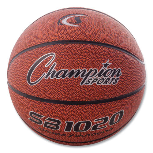 Image of Champion Sports Composite Basketball, Official Size, Brown