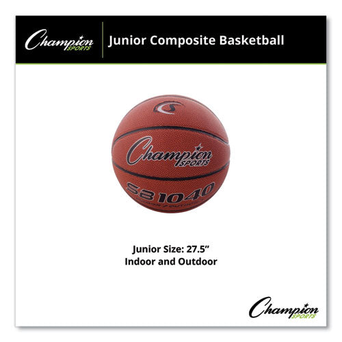 Image of Champion Sports Composite Basketball, Intermediate, Brown