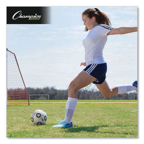 Image of Champion Sports Rubber Sports Ball, For Soccer, No. 4 Size, White/black