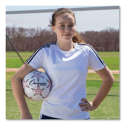 Image of Champion Sports Viper Soccer Ball, No. 4 Size, 8" To 8.25" Diameter, White