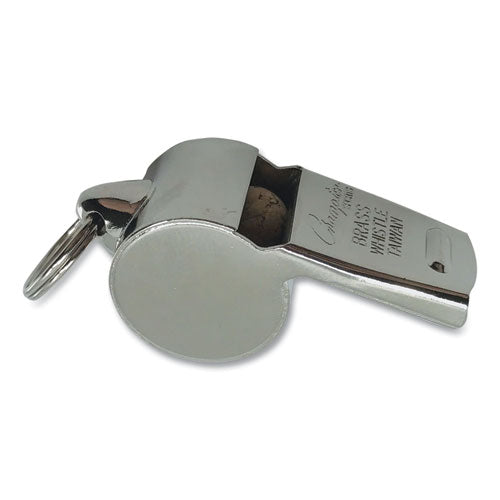 Image of Champion Sports Sports Whistle, Heavy Weight, Metal, Silver, Dozen