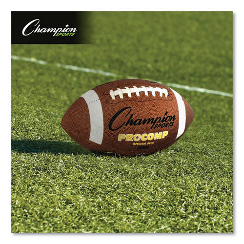 Image of Champion Sports Pro Composite Football, Official Size, Brown