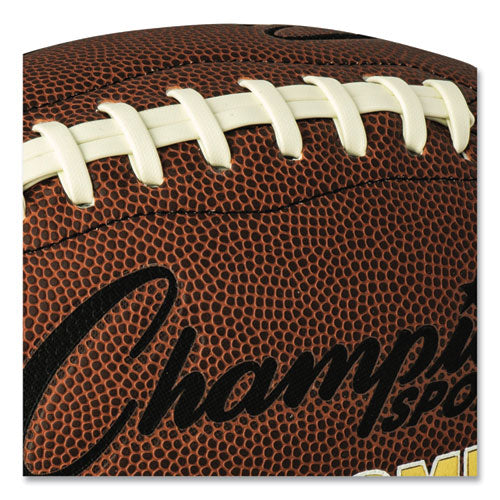 Image of Champion Sports Pro Composite Football, Official Size, Brown