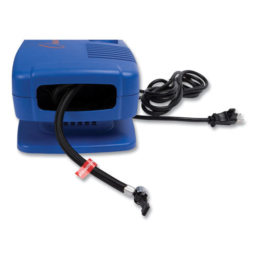 Image of Champion Sports Electric Inflating Pump With Gauge, Hose And Needle, 0.25 Hp Compressor, 50 Psi, 8 Ft Cord