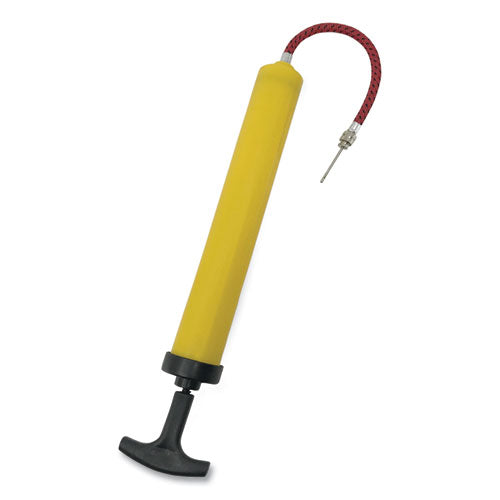 Image of Champion Sports Standard Hand Pump, 12" Long, Yellow/Black