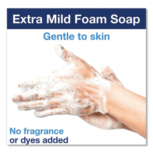 Image of Tork® Extra Mild Foam Soap Refill, Unscented, 1 L, 6/Carton