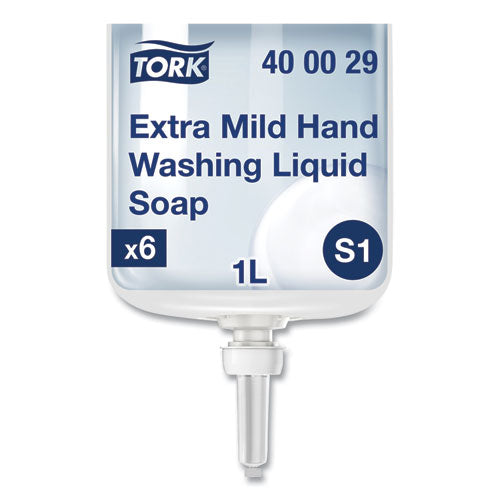 Image of Tork® Premium Extra Mild Soap Refill, Unscented, 1 L, 6/Carton
