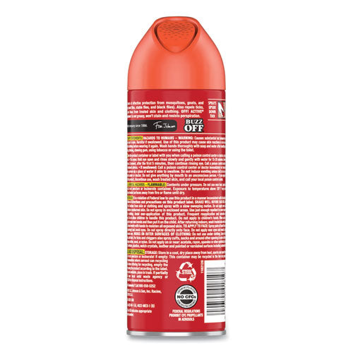 Image of OFF!® ACTIVE Insect Repellent, 6 oz Aerosol Spray, 12/Carton