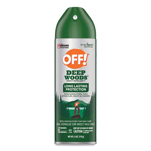 Image of OFF!® Deep Woods Insect Repellent, 6 oz Aerosol Spray
