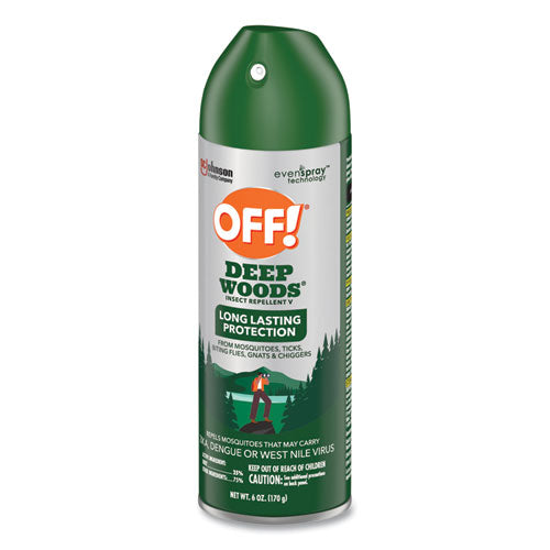 Image of OFF!® Deep Woods Insect Repellent, 6 oz Aerosol Spray