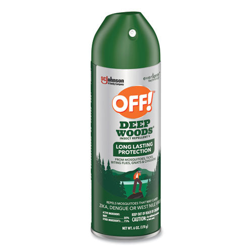 Image of OFF!® Deep Woods Insect Repellent, 6 oz Aerosol Spray