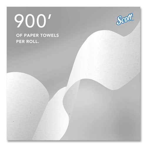 Image of Scott® Pro Hard Roll Paper Towels with Absorbency Pockets, for Scott Pro Dispenser, Gray Core Only, 1-Ply, 7.5" x 900 ft, 6 Rolls/CT