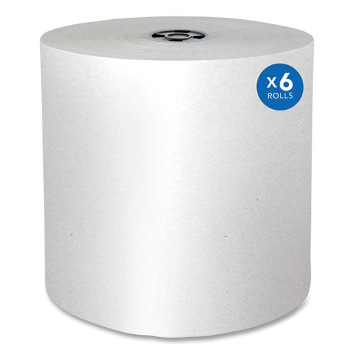 Image of Scott® Pro Hard Roll Paper Towels with Absorbency Pockets, for Scott Pro Dispenser, Gray Core Only, 1-Ply, 7.5" x 900 ft, 6 Rolls/CT