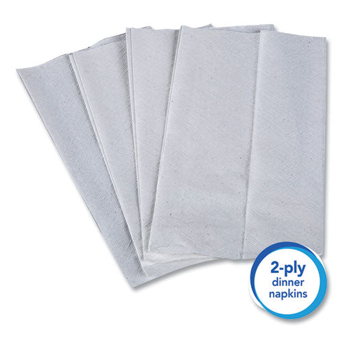 Image of Scott® Full Fold Dispenser Napkins, 1-Ply, 13 X 12, White, 375/pack, 16 Packs/carton