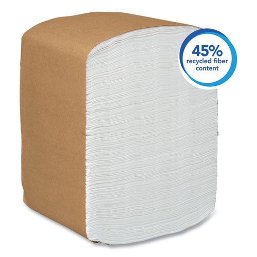Image of Scott® Full-Fold Dispenser Napkins, 1-Ply, 12 x 17, White, 400/Pack, 15 Packs/Carton
