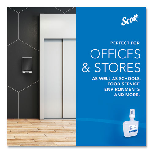 Image of Scott® Pro Moisturizing Foam Hand Sanitizer, 1,200 Ml Cassette, Fruity Cucumber Scent, 2/carton