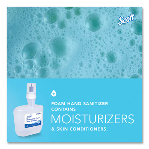 Image of Scott® Pro Moisturizing Foam Hand Sanitizer, 1,200 Ml Cassette, Fruity Cucumber Scent, 2/carton