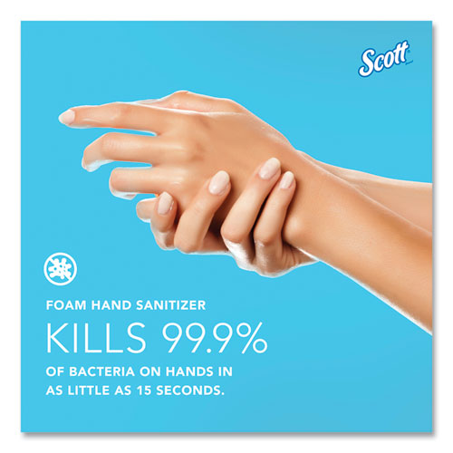 Image of Scott® Pro Moisturizing Foam Hand Sanitizer, 1,000 Ml Refill, Fruity Cucumber Scent, 6/carton
