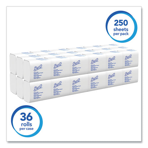 Image of Scott® Hygienic Bath Tissue, Septic Safe, 2-Ply, White, 250/Pack, 36 Packs/Carton
