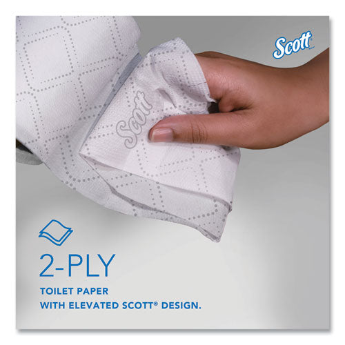 Image of Scott® Pro Small Core High Capacity/SRB Bath Tissue, Septic Safe, 2-Ply, White, 1,100 Sheets/Roll, 36 Rolls/Carton