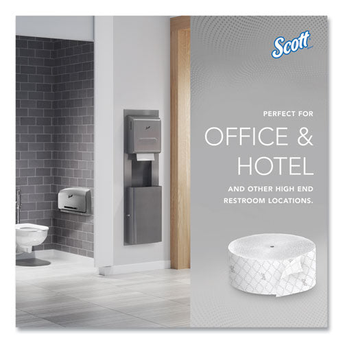 Image of Scott® Essential Coreless JRT, Septic Safe, 2-Ply, White, 3.75" x 1,150 ft, 12 Rolls/Carton